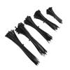 Homoyoyo 700pcs Nylon Cable Ties Adjustable Multi Zip Ties for Efficient Straps Reusable and High Binding Force for Organization view 1