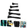 Homoyoyo 700pcs Nylon Cable Ties Adjustable Multi Zip Ties for Efficient Straps Reusable and High Binding Force for Organization view 2