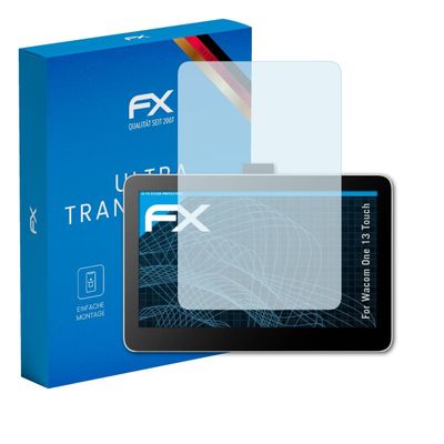 atFoliX Screen Protection Film compatible with Wacom One 13 Touch Screen Protector, ultra-clear FX Protective Film (2X)