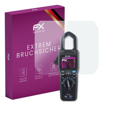 atFoliX Plastic Glass Protective Film compatible with Flir CM276, 9H Hybrid-Glass FX Screen Protector