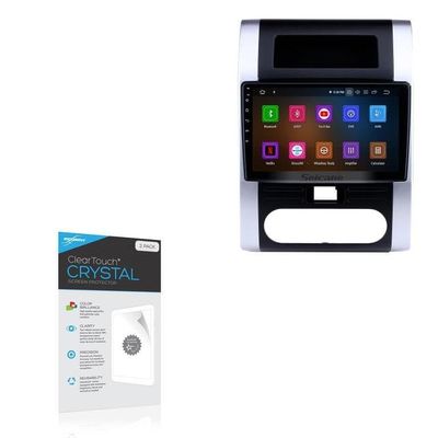 BoxWave Screen Protector Compatible with Meteeser Nissan X-Trail/Cefiro 2008=2012 Wireless Carplay (1+16G) (10.1 in) - ClearTouch Crystal (2-Pack), HD Film Skin - Shields from Scratches