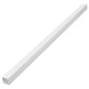 vidaXL PVC Cable Trunking Raceway - White Cord Management Hider - Cuttable, Paintable, Screw Mount, Home/Office Wire Organizer, 2.4"x1.6" Size, 3.3' Each, 30 Pcs view 1
