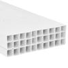 vidaXL PVC Cable Trunking Raceway - White Cord Management Hider - Cuttable, Paintable, Screw Mount, Home/Office Wire Organizer, 2.4"x1.6" Size, 3.3' Each, 30 Pcs view 3