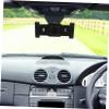 ULTECHNOVO 1 Set Vehicle Driving Recorder Rear View Mirror Bracket Dash Backup Camera Mount Rear View Mirror Holder Mirror Stand Rear View Mirror Back Plate Rearview Mirror Abs Universal view 4