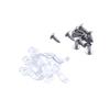 100 Pcs 8mm LED Strip Light Clips with Screws view 1