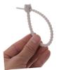 Homoyoyo 20pcs Silicone Cable Organizer Ties Cute Cord Management for Electronics Reusable Data Cables Holder for Use Mix of Styles view 4