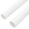 vidaXL PVC Cable Trunking Raceway Wire Management - Durable Cord Hider, Paintable Channel Kit for Office/Home Organization, White view 4