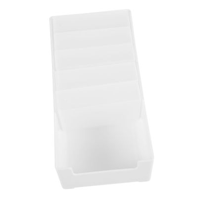 Parliky Transparent Sliding Cover Wire Organizer Storage Box for Charging Cables Headphones and Accessories Desk Cable Management for Home and Office