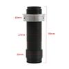 JOEBO Microscope Kit 38MP 1080P USB Industry Electronic Video Microscope Camera 100X 120X 130X Zoom C-Mount Lens Microscope Lens Adapters (Color : C 120X Lens) view 2