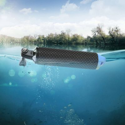 Anti Slip Floating Bobber Stick Hand Grip Monopod, Perfect for, Xiaomi Yi Cameras for Underwater Photography and Videography (Blue)