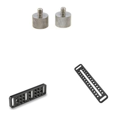 CAMVATE 5/8"-27 Female to 1/4"-20 Male + Long Cheese Plate + Multi-Function Mounting Cheese Plate