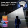 Anpviz 8MP IP PoE Camera, Strobe Light and Audio Alarm, Metal Turret 4K Security Camera Outdoor, 2 Way Audio, Color Night Vision, Human/Vehicle Detection, IP67 Waterproof, 2.8mm Lens, IPC-D3683WD-SA view 2