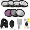 58MM KIT for Canon DSLR UV-CPL-FLD HD Filter Kit with Macro Lens Kit and USB for Canon Eos Rebel T10 T7 T7I T8 view 1