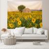 chnywork 10x6.5ft Sunflowers Field Backdrop Beautiful Rural Stone House Big Tree Natural Scenery Background for Sunflower Theme Birthday Party Decoration Kids Adults Portrait Photo Studio Props view 4