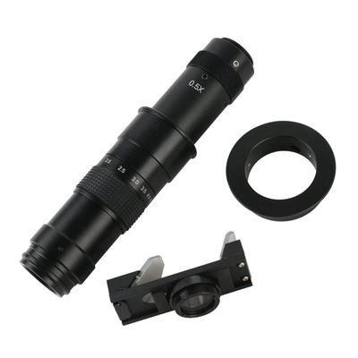 JOEBO Microscope Kit Microscope Camera Industrial Stereo 180X C Mount Zoom Lens Microscope Lens Adapters (Color : 180X)