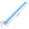 vidaXL Cable Trunking Management Cord Hider - PVC Raceway Wire Cover, Self-Adhesive, Cuttable & Paintable, White, 3.3' Length view 2