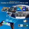 Car Radio Stereo for Toyota Corolla EX Screen 2007-2012[2G+64G] Android Wireless Carplay Android Auto 9 Touch Screen Bluetooth Car Audio,GPS,WiFi,FM/RDS,SWC+AHD Backup Camera for Corolla Radio view 3