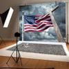 10 x 8 ft American Independence Day 4th of July Photography Backdrop Flag Stars and Stripes Flag Cross Veterans Day Decoration Background Kids Adult Portrait Banner Studio Props view 3