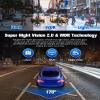 Unifizz 4K Full UHD Car Camera Front Rear with Free 32GB SD Card, Super Night Vision, 170Wide Angle view 4