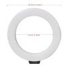 OUFEIJIA Fill Light 2 Pack Tabletop Fill Lamp Dimmable Ring Lamp Dimmable Photography Fill-in Lamp for Table Top Photo Video Photography, Black view 4