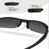 Bowyer 8 Pairs Replacement Nose Pads Compatible with Oakley Commit SQ OO9086/Flak 2.0 OO9295/Flak Jacket/Si Speed Jacket Sunglass view 2