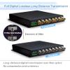 atroodac 3GHD SDI Fiber Converter 1080P Industrial Video Extender with Tally 4ch Loop Output and 3G-SDI to FC Optical Transceiver of Distances Up to 20km for Broadcast view 2