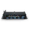 Win11 Pro Mini Fanless PC i5 8250U , Mini PC RS232 COM Industrial Desktop Computer 8G RAM 256G SSD 1TB HDD, 6 COM, 2 LAN, HD, VGA, WiFi, BT 4.2, 3G/4G SIM Slot, Fanless Small PC Industrial PC 12V view 1