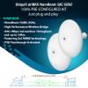 Wireless Bridge NBE-5AC-GEN2 PRE-CONFIGURED Bundle of 2 Ubiquiti NanoBeam 5AC GEN2, 2 Units Kit 100% Configured as Outdoor Point-to-Point Wi-Fi Bridge, Plug and Play, 450+ Mbps Speed, 15+ km Range. view 2