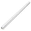 vidaXL PVC Cable Trunking Management Cord Hider - Wire Cover Raceway for Office/Home, Cuttable, Paintable, Flexible, White view 1