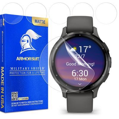 ArmorSuit 6 Pack for Garmin Venu 3S (41mm) Anti-Glare Screen Protector MilitaryShield Matte Film - Made in USA