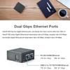 for R2S Router RK3328 1GB DDR4 RAM with CNC Metal Case Mini Router Dual Gigabit Port SBC Openwrt System view 2