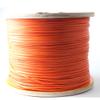 3mm(1/8'') 12 Strands 200m UHMWPE Single Hollow Braid Paraglider Winch Towing Rope Orange/Gray Color (200, Orange Color) view 1