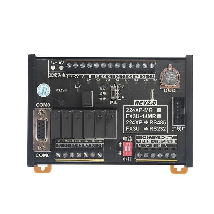 CPU224-MINI Compatible S7-200 Programmable Controller PLC Industrial Control Board CPU224XP Thin Edition Digital 8 in 6 Out