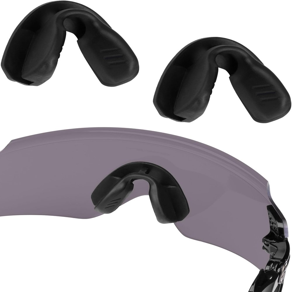 Bowyer 2 Pieces Replacement Nose Pads Compatible with Oakley Encoder OO9471/Kato OO9455/Kato X OO9475/RE: SubZero OO9098 Sunglass