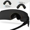 Bowyer 2 Pieces Replacement Nose Pads Compatible with Oakley Encoder OO9471/Kato OO9455/Kato X OO9475/RE: SubZero OO9098 Sunglass view 2