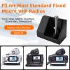 Flush Mount Kit MMB-84, VHF Radios Fixed Mount Flush Mount Brackets Fit for Most Standard Fixed Mount VHF Radios view 3