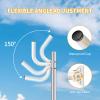 Baaletc Universal Wireless Bridge Bracket Mount, Pole and Wall-Mounted J Mounting for TV Antennas, Point to Point Wireless Bridge, Outdoor Access Point AP 2-Pack view 3