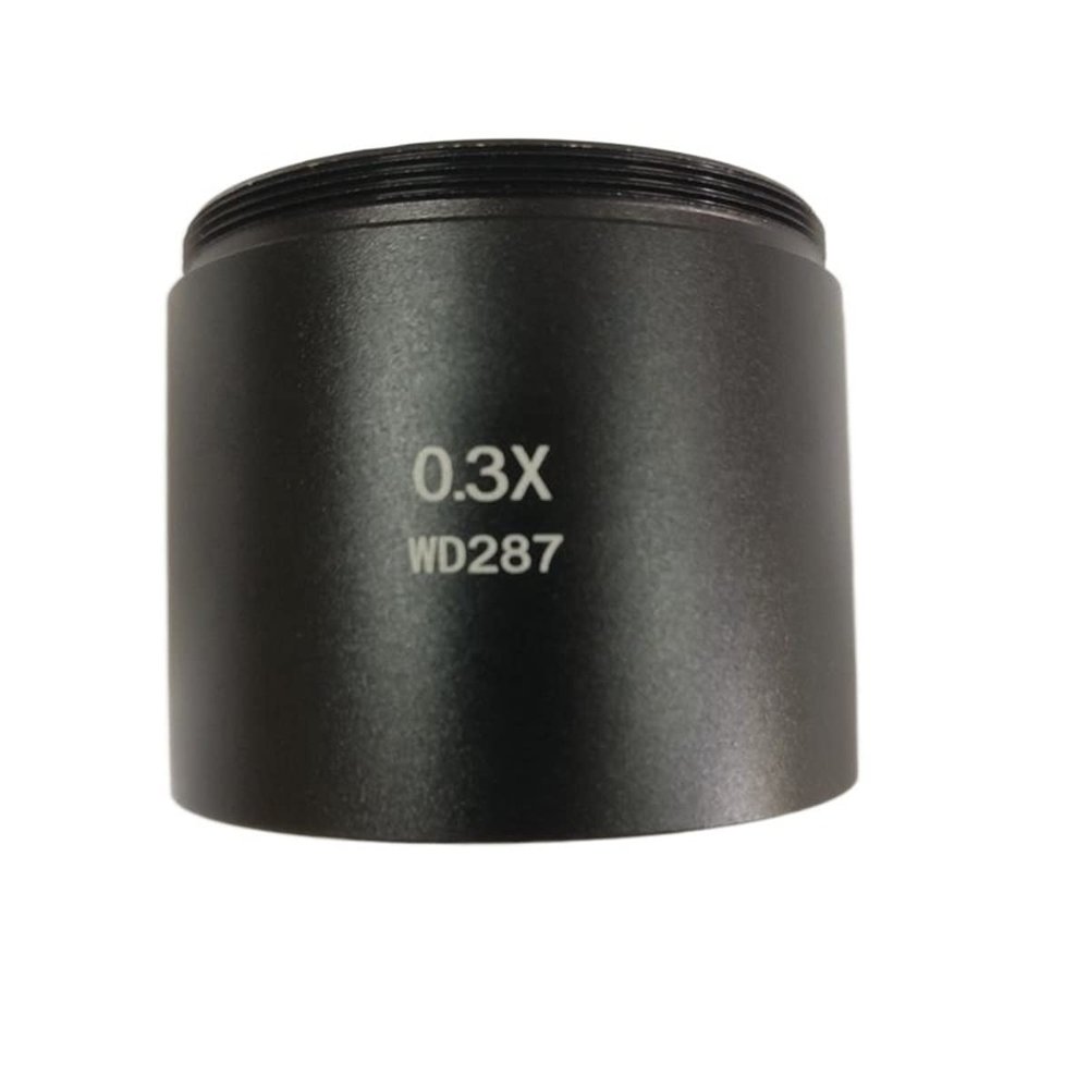 JOEBO Microscope Kit WD287 0.3X Stereo Microscope Auxiliary Lens 1-7/8" (48mm) Mounting Objective Lens Microscope Lens Adapters