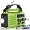 Mesqool Emergency Radio 5 Way Powered, 5000mAh/18500mWh Survival Solar Hand Crank Portable NOAA/AM/FM/SW Weather Radio Battery Backup, Wind up Radio with Cell Phone Charger, Flashlight, SOS view 1