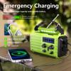 Mesqool Emergency Radio 5 Way Powered, 5000mAh/18500mWh Survival Solar Hand Crank Portable NOAA/AM/FM/SW Weather Radio Battery Backup, Wind up Radio with Cell Phone Charger, Flashlight, SOS view 3