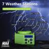 Mesqool Emergency Radio 5 Way Powered, 5000mAh/18500mWh Survival Solar Hand Crank Portable NOAA/AM/FM/SW Weather Radio Battery Backup, Wind up Radio with Cell Phone Charger, Flashlight, SOS view 4
