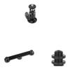 CAMVATE Photo Studio Video Wall Ceiling Mount + Double Microphone Mounts Bracket + 5/8"-27 Male Threaded Cold Shoe Adapter view 1