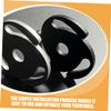 FUNOMOCYA Vinyl Record Adapter for Turntables Black Replacement Accessory Easy Installation Wide Compatibility One Molding Stylish Design for Music Lovers view 2
