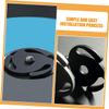 FUNOMOCYA Vinyl Record Adapter for Turntables Black Replacement Accessory Easy Installation Wide Compatibility One Molding Stylish Design for Music Lovers view 4