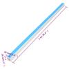 vidaXL White PVC Cable Trunking Management Cord Hider - Self-Adhesive Wire Cover, Raceway Strip, Cuttable, Paintable, 10-Pack, 3.3ft Each view 2