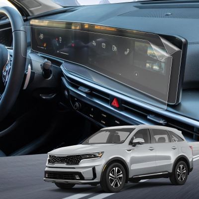 2025 Sorento Screen Protector for 2024 2025 Kia Sorento Hybrid (LX, S/EX, X-Line EX, SX, X-Line SX, X-Line SX Prestige, X-Pro SX Prestige) 12.3" Infotainment Touchscreen Cover Saver Accessories 2 Pack