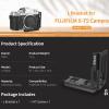 DirectNine Basics Nitze L Bracket Arca QR Plate Design Vertical Horizontal Mounting Plate Compatible with FUJIFILM X-T5 XT5 Camera, blak, T-F05A view 2