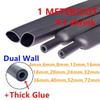 DACHOO Heat Shrink Tube, for Daily Repairs Heat Shrink Tubing with Glue Adhesive Lined 4:1 Dual Wall Tubing Sleeve Wrap Wire Cable Kit (Size : 52 mm) view 3