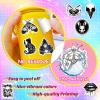 100Pcs Gothic Stickers Pack, Black and White Skull Stickers for Water Bottle Laptop Luggage Skateboard Planner Scrapbooking, Waterproof Vinyl Horror Decals for Adults view 3