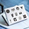 100Pcs Gothic Stickers Pack, Black and White Skull Stickers for Water Bottle Laptop Luggage Skateboard Planner Scrapbooking, Waterproof Vinyl Horror Decals for Adults view 4